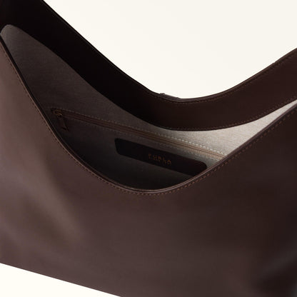 Furla Goccia Shoulder Bag M Cioccolato - Furla