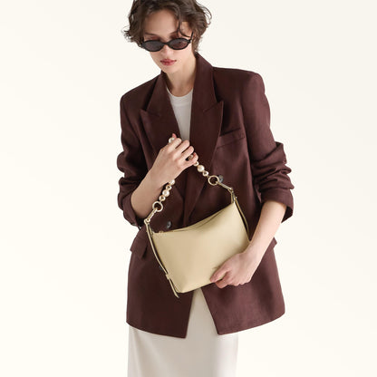 Furla Tonie Shoulder Bag Cremino - Furla