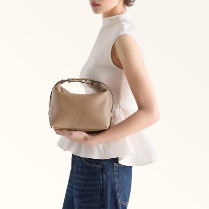 Furla Tonie Shoulder Bag Toffee - Furla