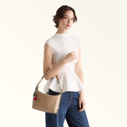 Furla Tonie Shoulder Bag Toffee - Furla