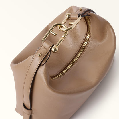 Furla Tonie Shoulder Bag M Toffee - Furla