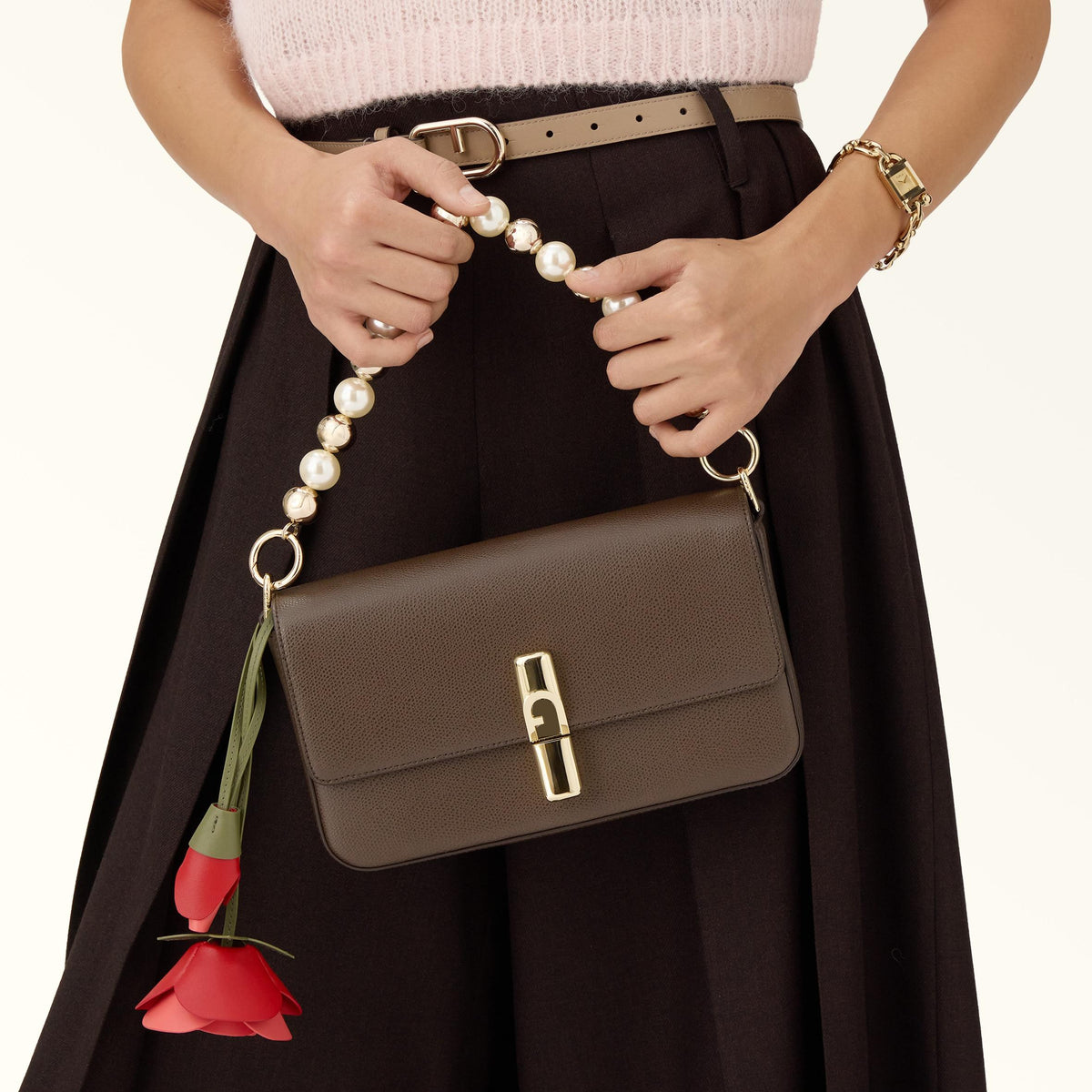 Furla Iride Crossbody S Espresso - Furla