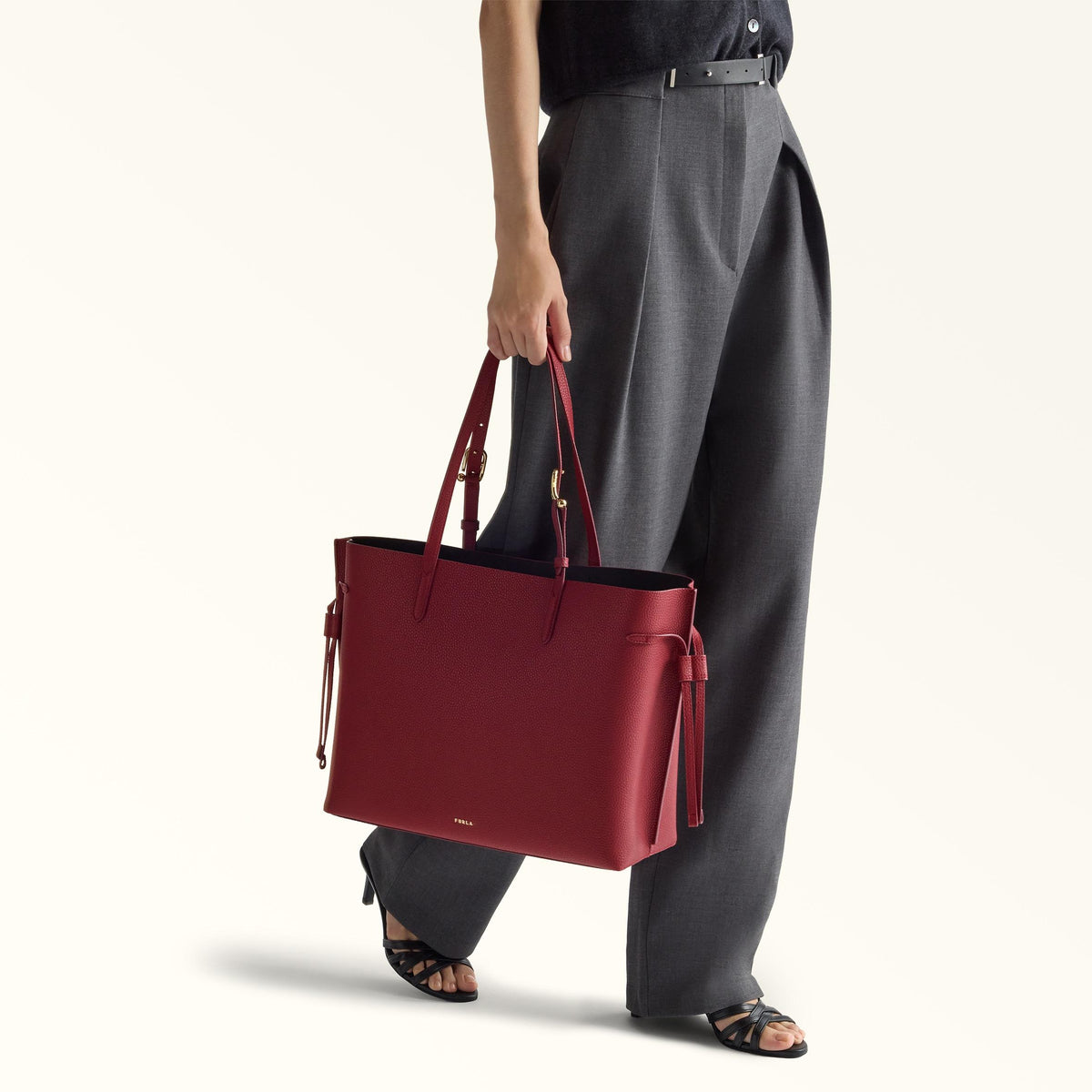 Furla Ava Tote L Ciliegia D+Nero Int. - Furla