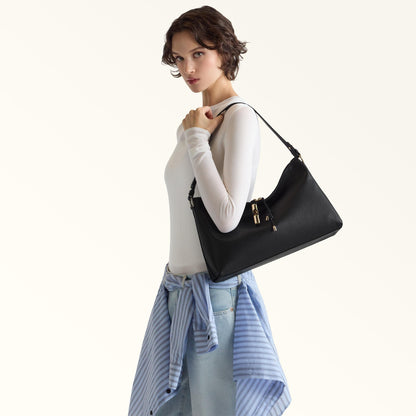 Furla Debby Shoulder Bag M Nero - Furla
