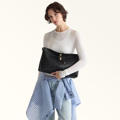 Furla Debby Shoulder Bag M Nero - Furla
