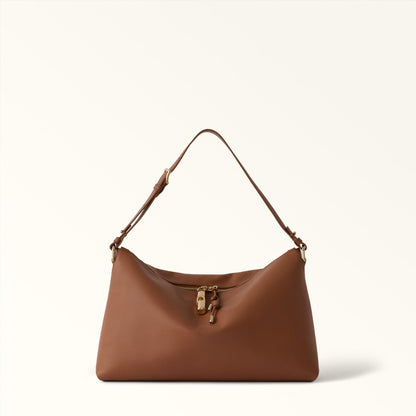 Furla Debby Shoulder Bag M Brandy - Furla