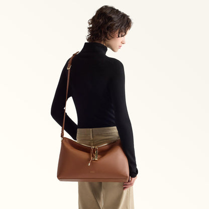 Furla Debby Shoulder Bag M Brandy - Furla