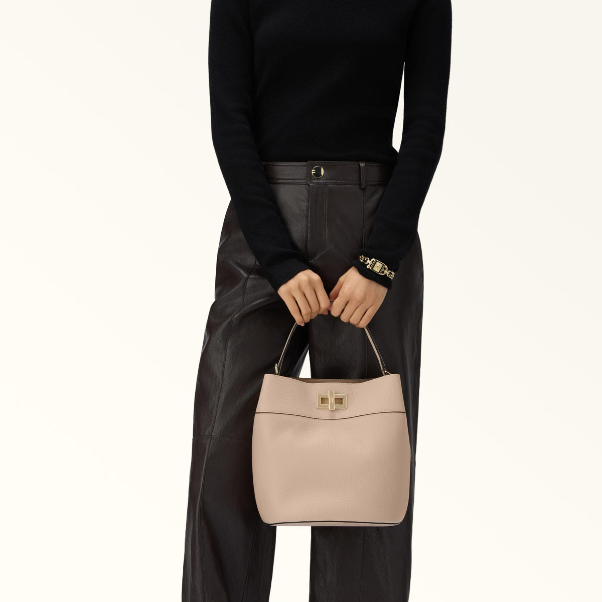 Furla Amelia Bucket Bag M Cotone G - Furla