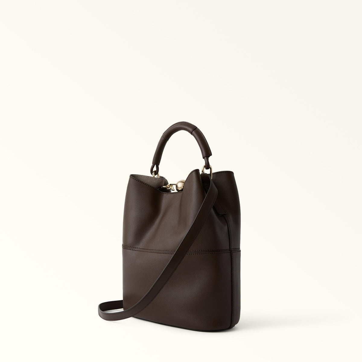 Furla Sfera Bucket Bag S Espresso+Vaniglia Int. - Furla