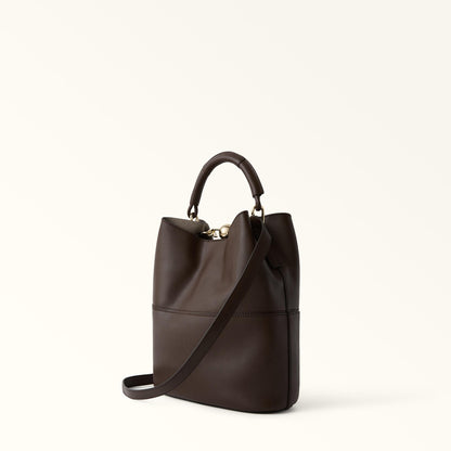 Furla Sfera Bucket Bag S Espresso+Vaniglia Int. - Furla