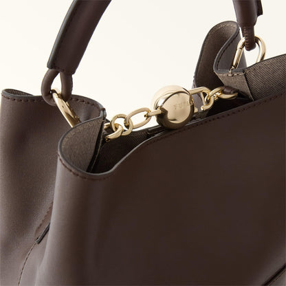 Furla Sfera Bucket Bag S Espresso+Vaniglia Int. - Furla