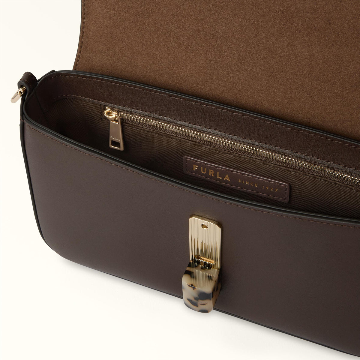 Furla Iride Crossbody S Cioccolato - Furla
