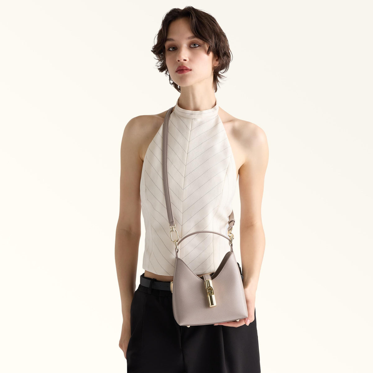 Furla Iride Mini Bag Cachemire Gray - Furla