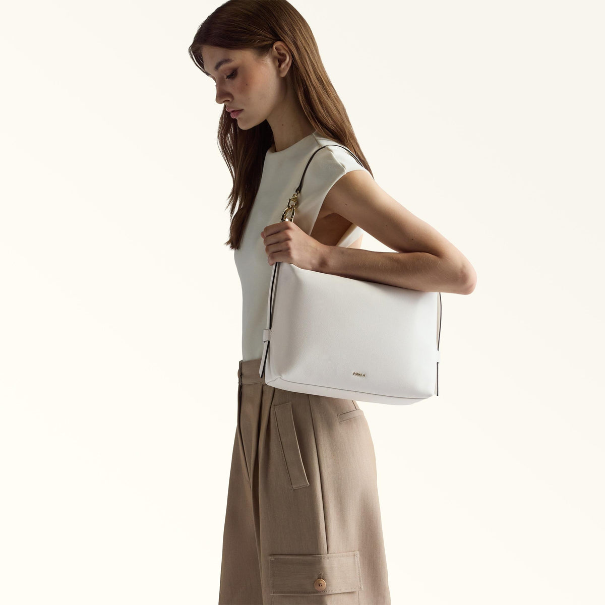 Furla Tonie Shoulder Bag M Talco H - Furla