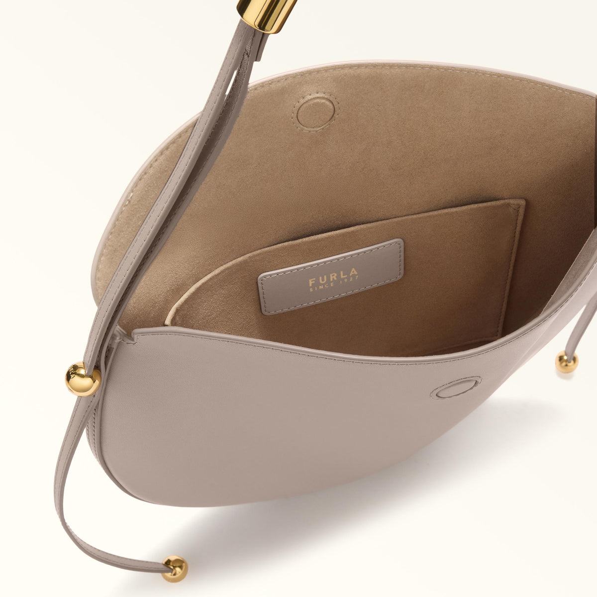 Furla Moonstone Shoulder Bag M Linen - Furla