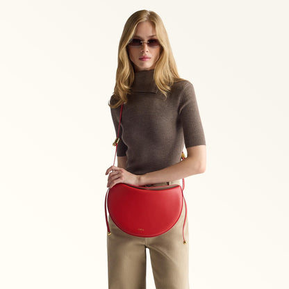 Furla Moonstone Shoulder Bag M M1 Red - Furla
