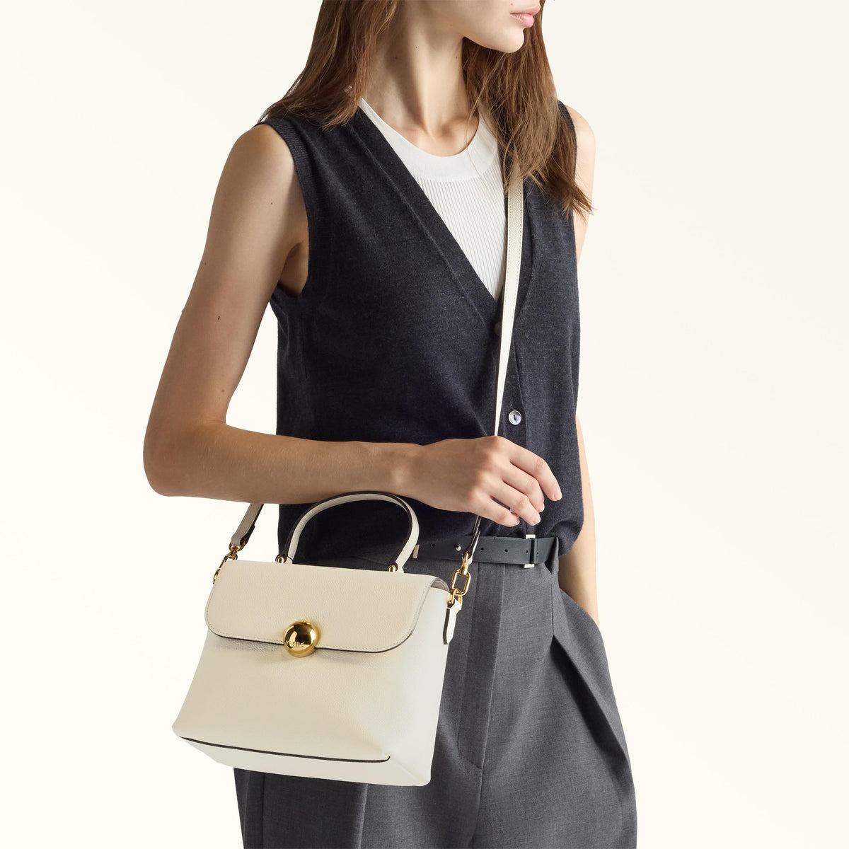 Furla Moonlight Top Handle S Panna - Furla