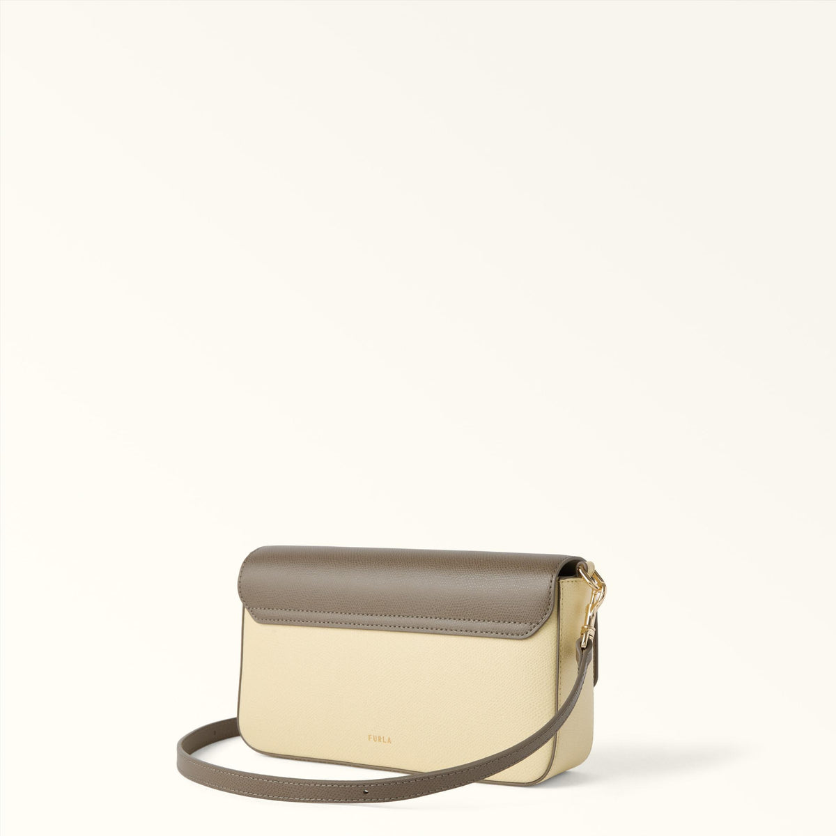 Furla Iride Crossbody S Muddy Gray+Cremino - Furla