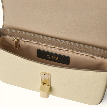 Furla Iride Crossbody S Muddy Gray+Cremino - Furla