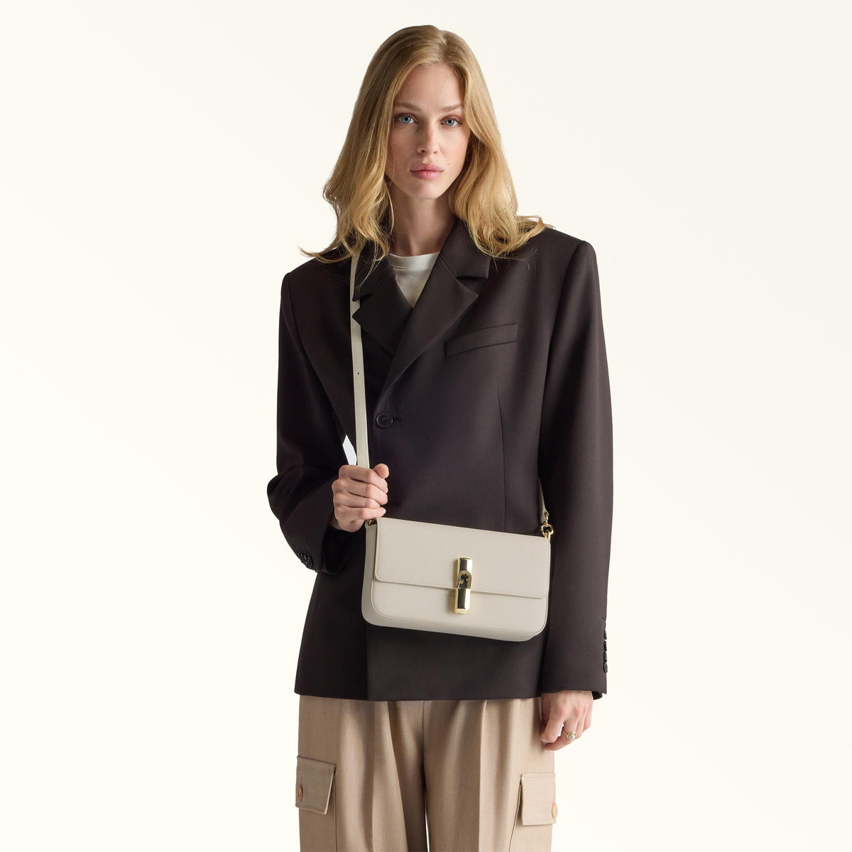 Furla Iride Crossbody S Panna - Furla