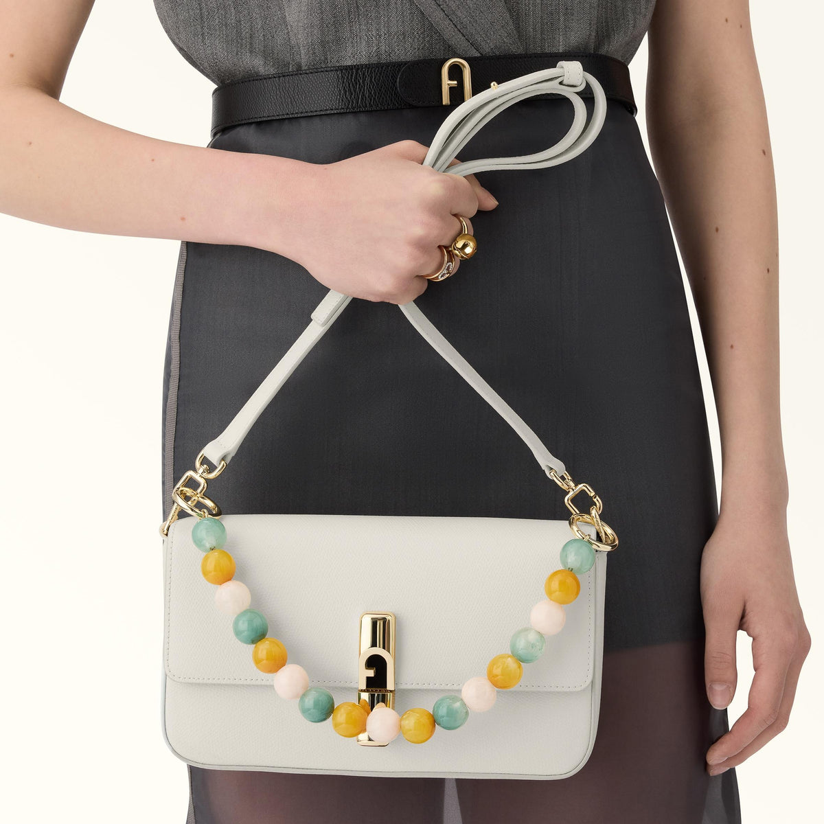 Furla Iride Crossbody S Panna - Furla