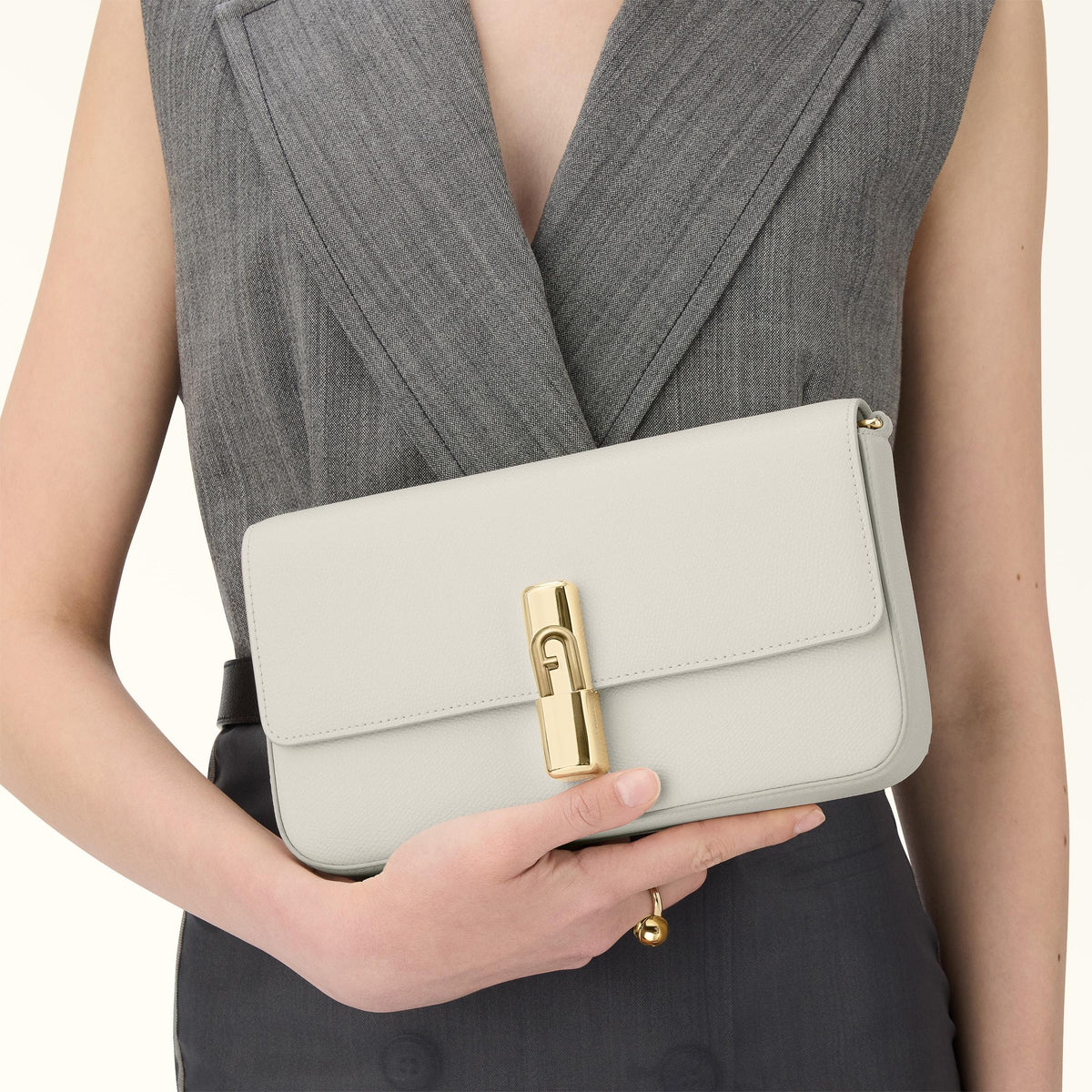 Furla Iride Crossbody S Panna - Furla