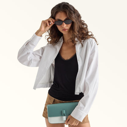 Furla Iride Crossbody S Edera Green+Nebbia Gray - Furla