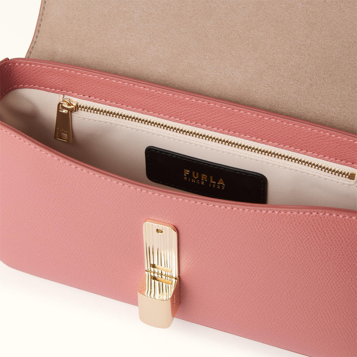 Furla Iride Crossbody S Rosewood - Furla