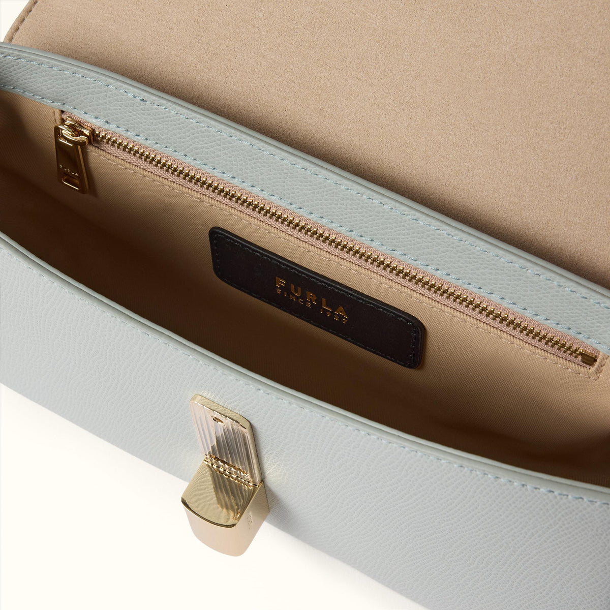 Furla Iride Crossbody S Nebbia Gray - Furla