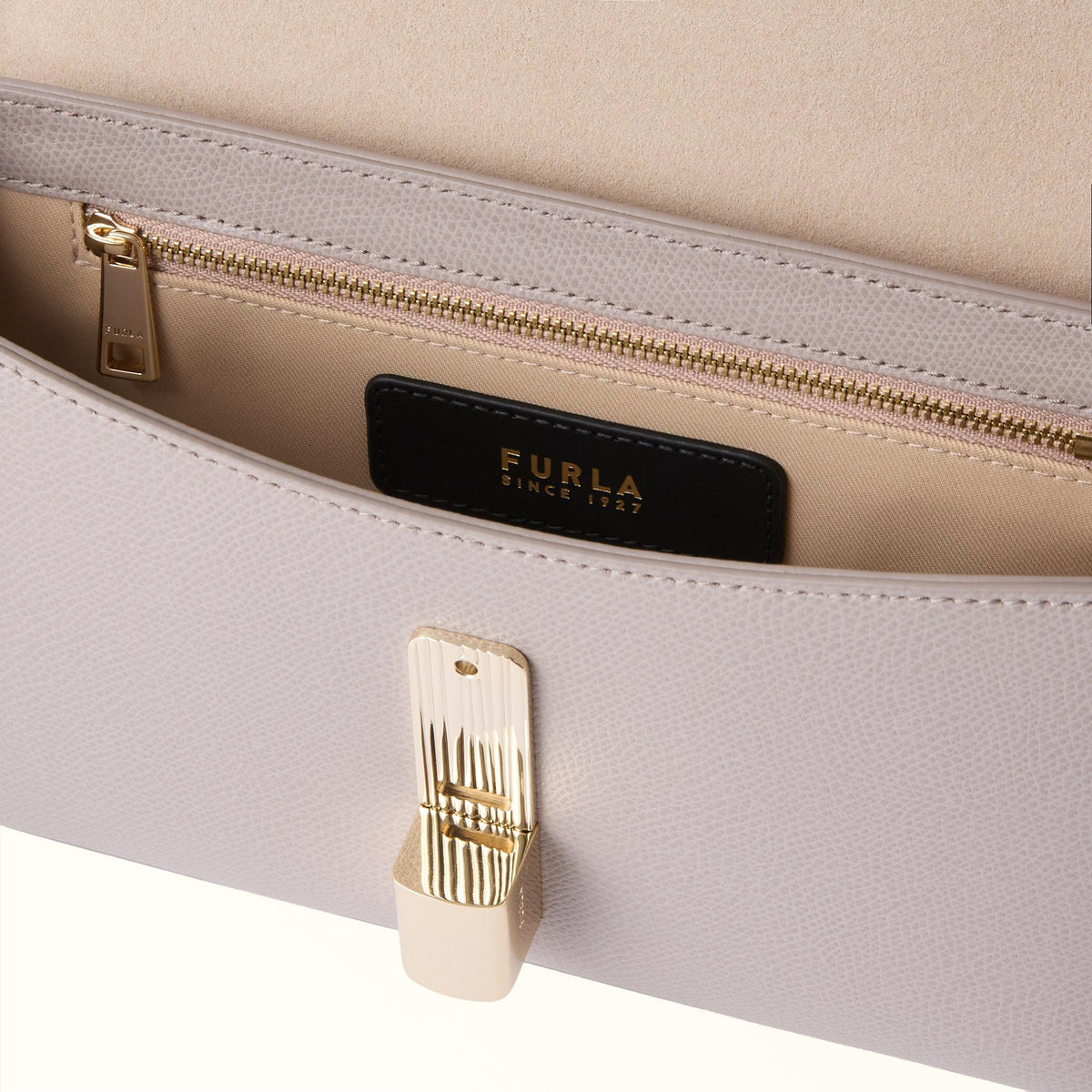Furla Iride Crossbody S Cachemire Gray - Furla