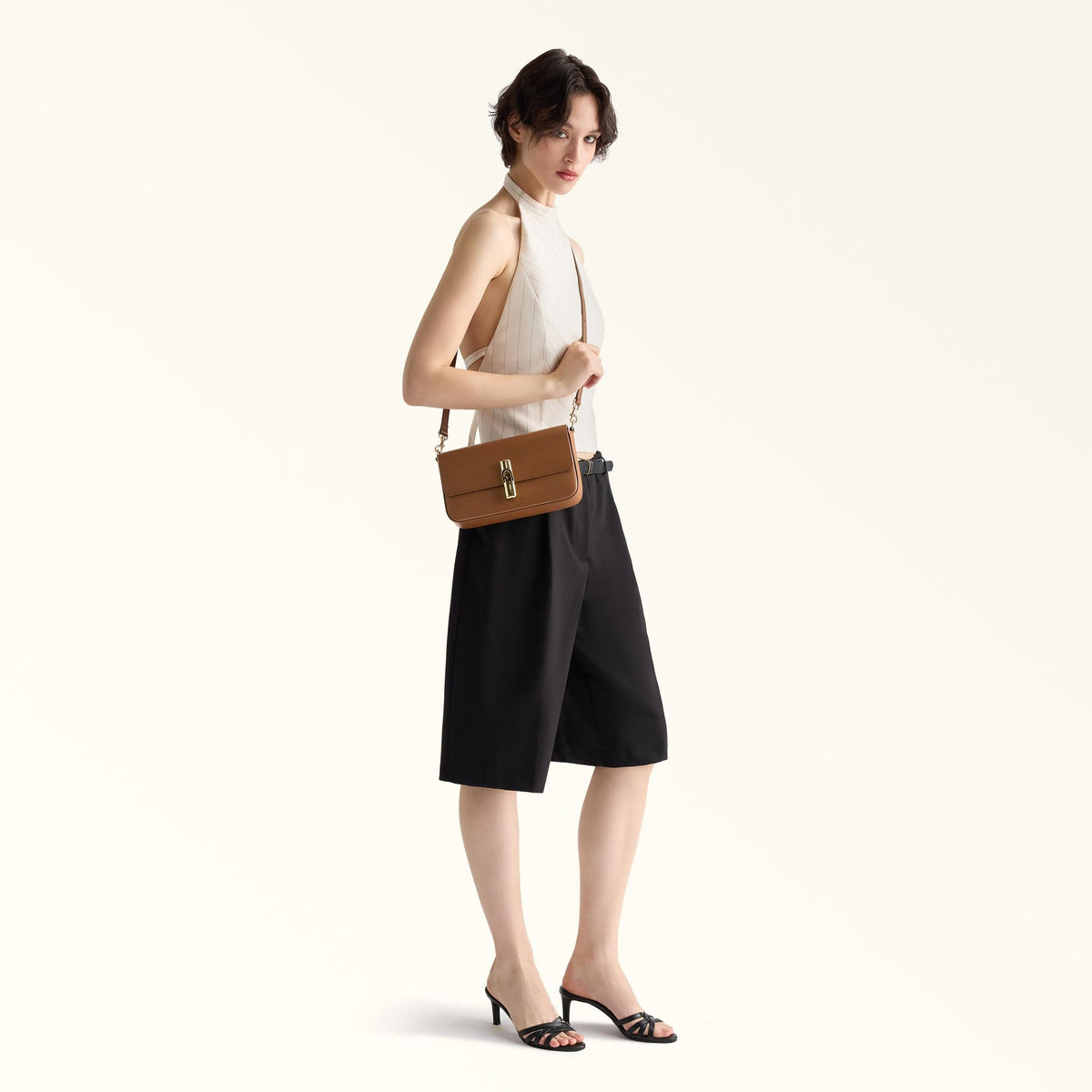 Furla Iride Crossbody S Cognac H - Furla