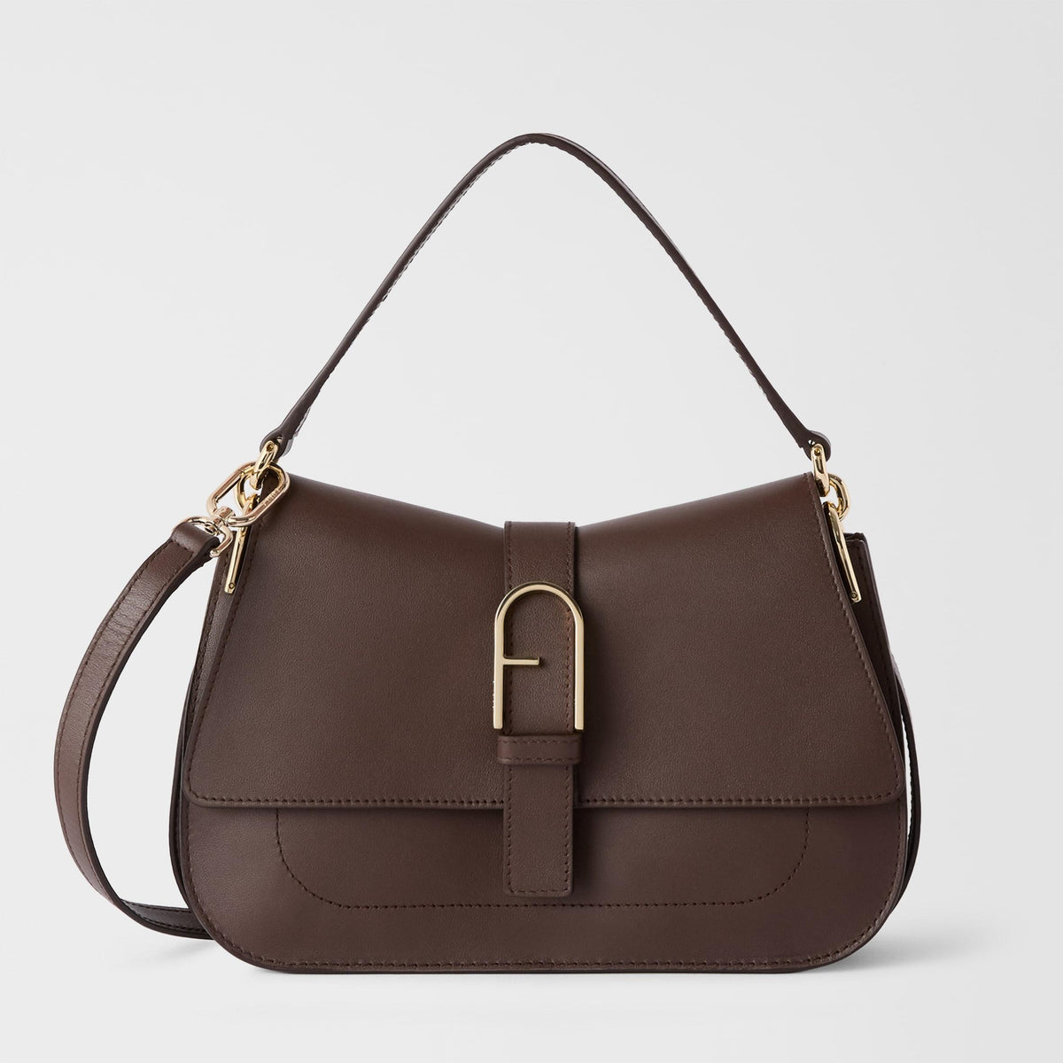 Furla Flow Top Handle M Espresso - Furla