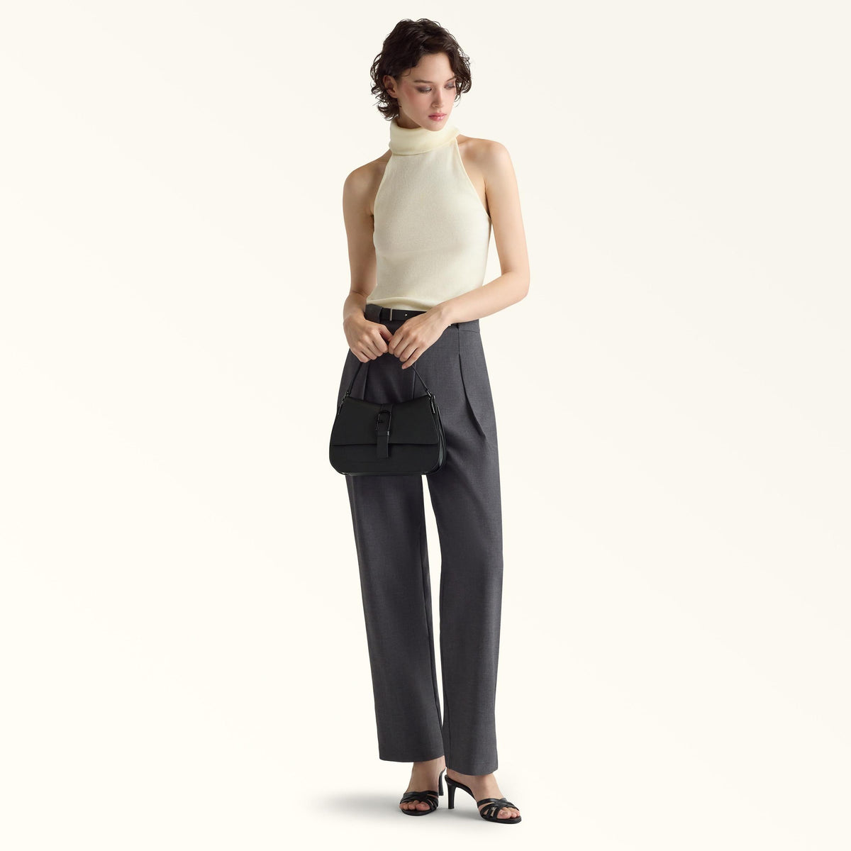 Furla Flow Top Handle M Nero - Furla