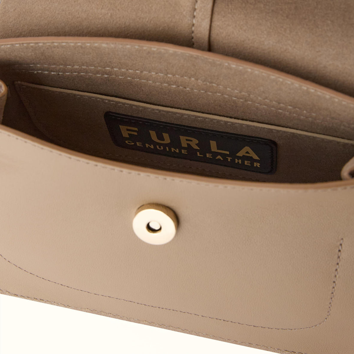 Furla Flow Top Handle MINI Greige - Furla