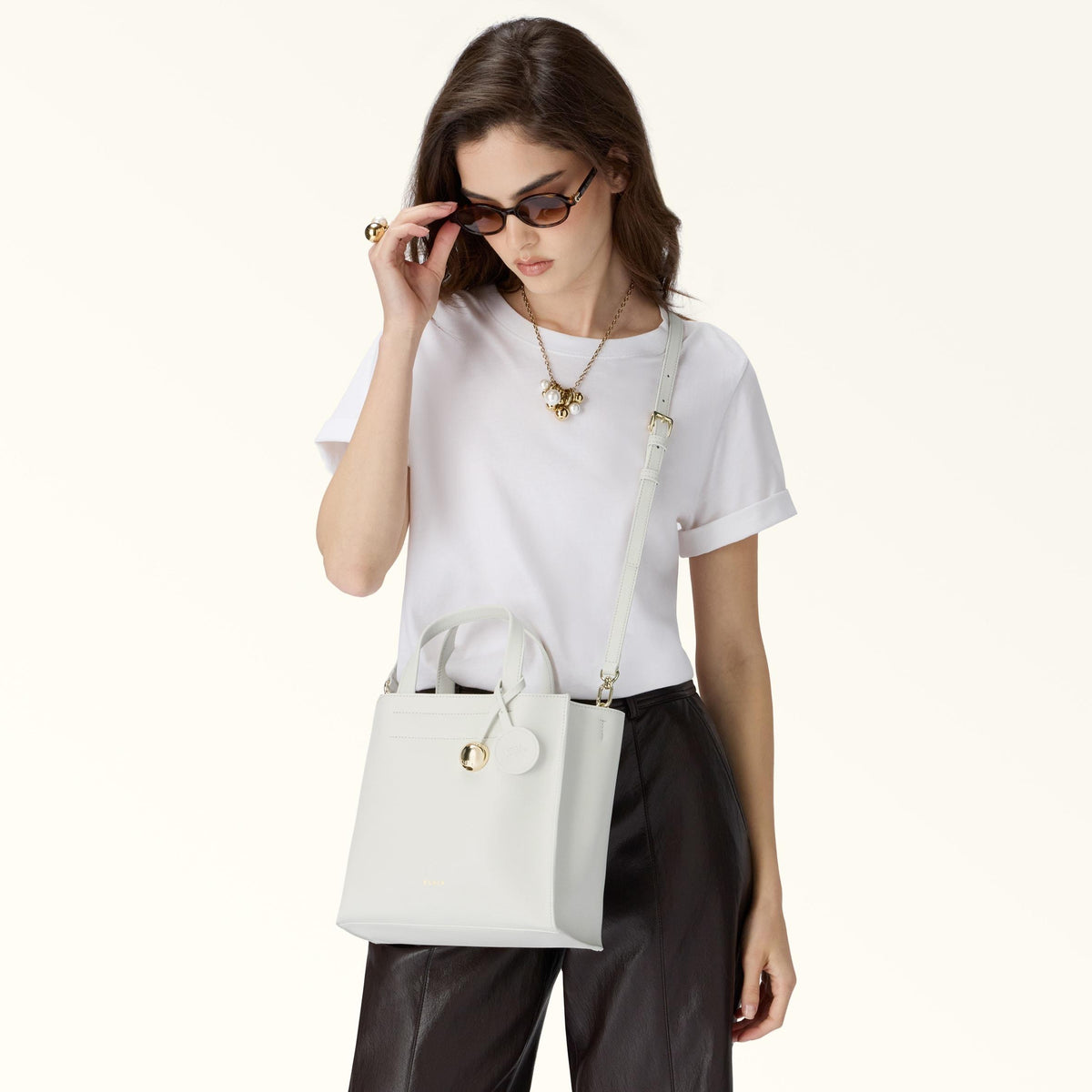 Furla Divide It Tote S Marshmallow - Furla