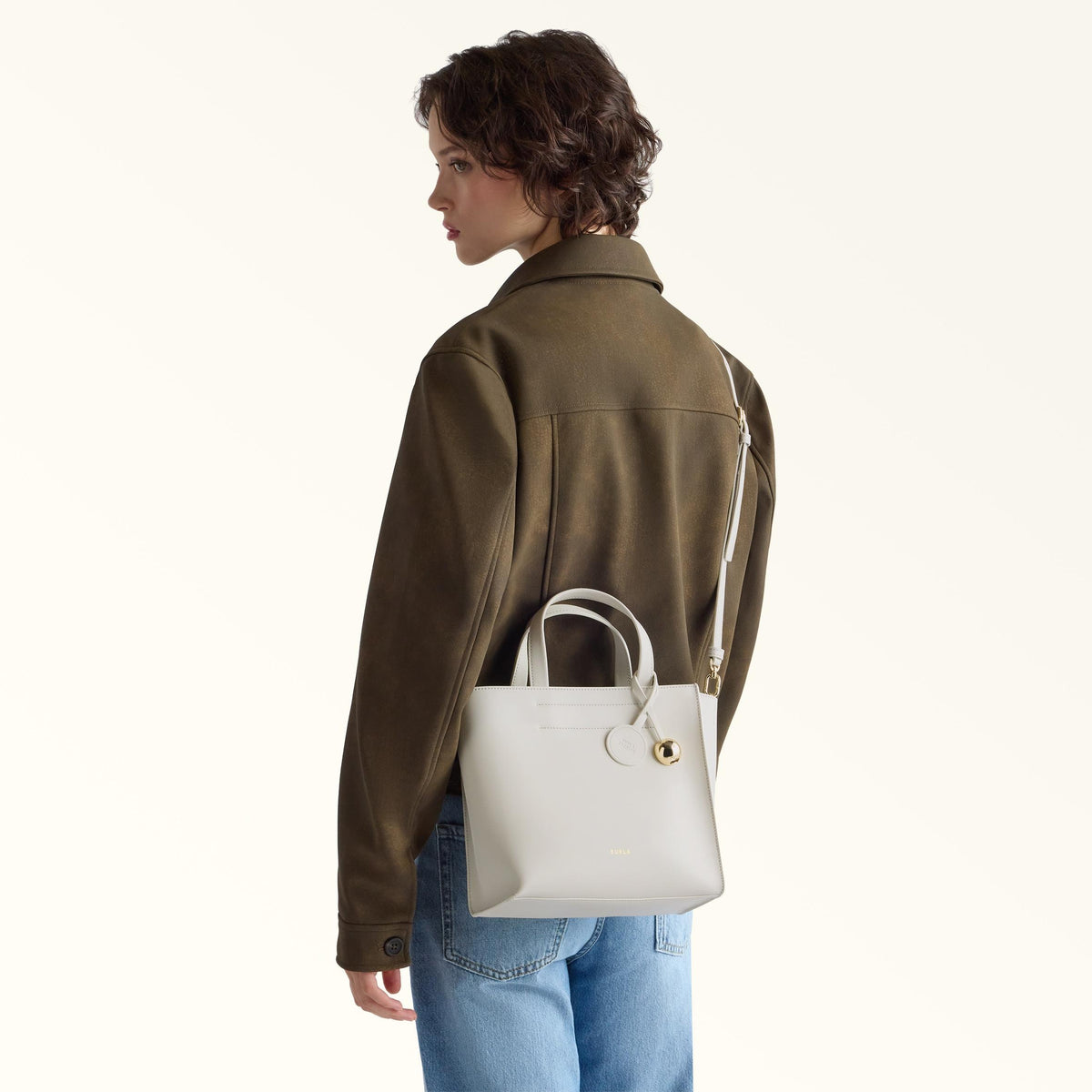 Furla Divide It Tote S Marshmallow - Furla