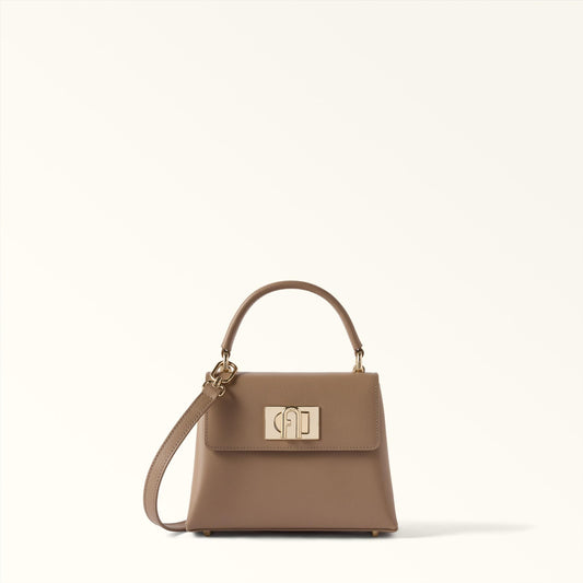 Furla 1927 Top Handle MINI Greige - Furla