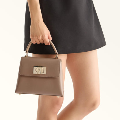 Furla 1927 Top Handle MINI Greige - Furla