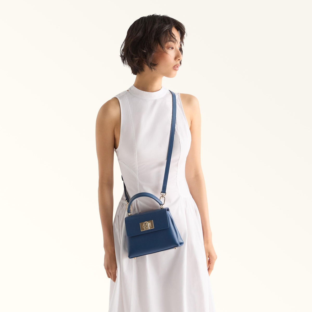 Furla 1927 Top Handle MINI Indigo - Furla