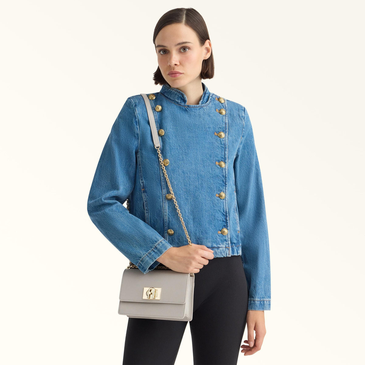Furla 1927 Crossbody MINI Stone Gray - Furla