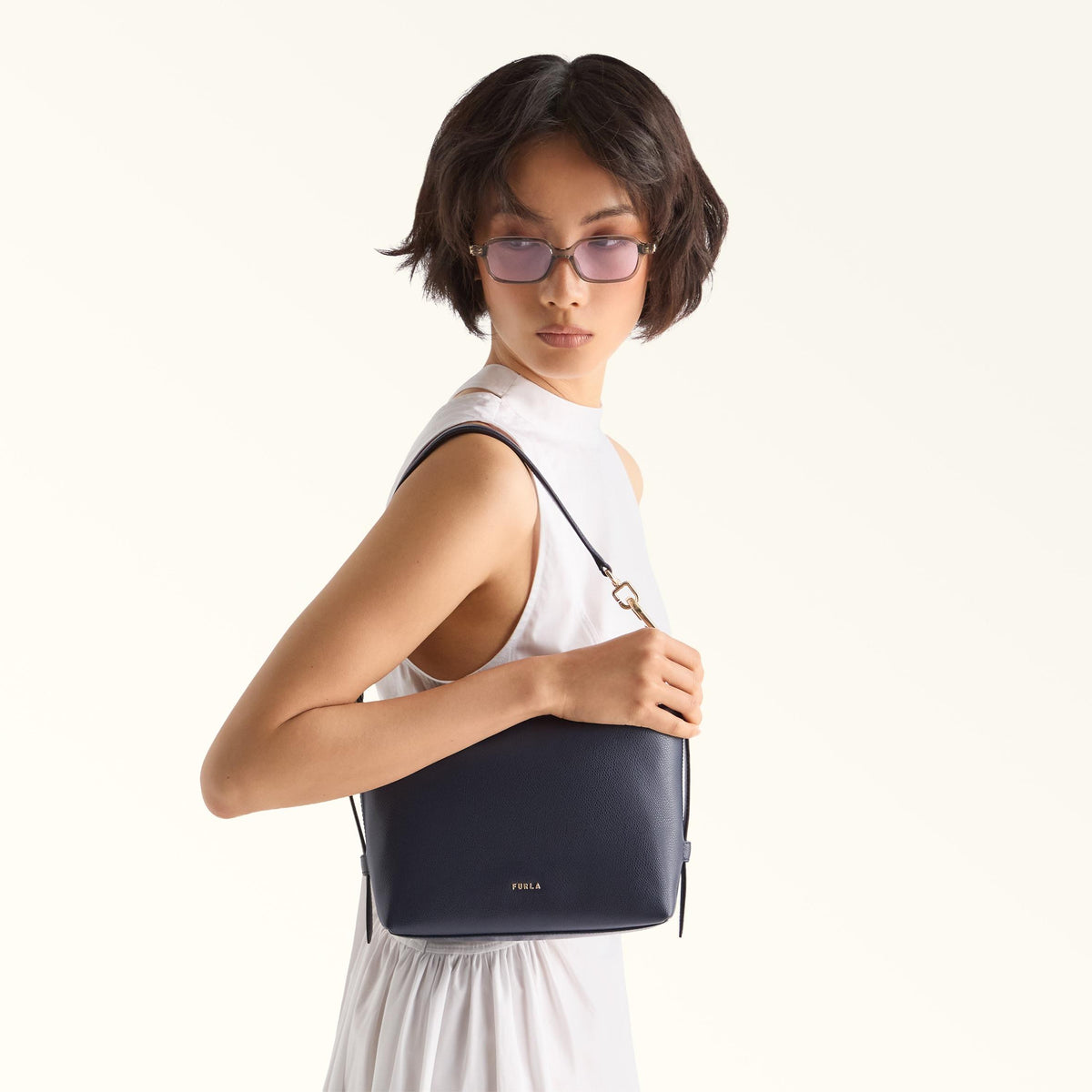 Furla Tonie Shoulder Bag Mediterraneo - Furla