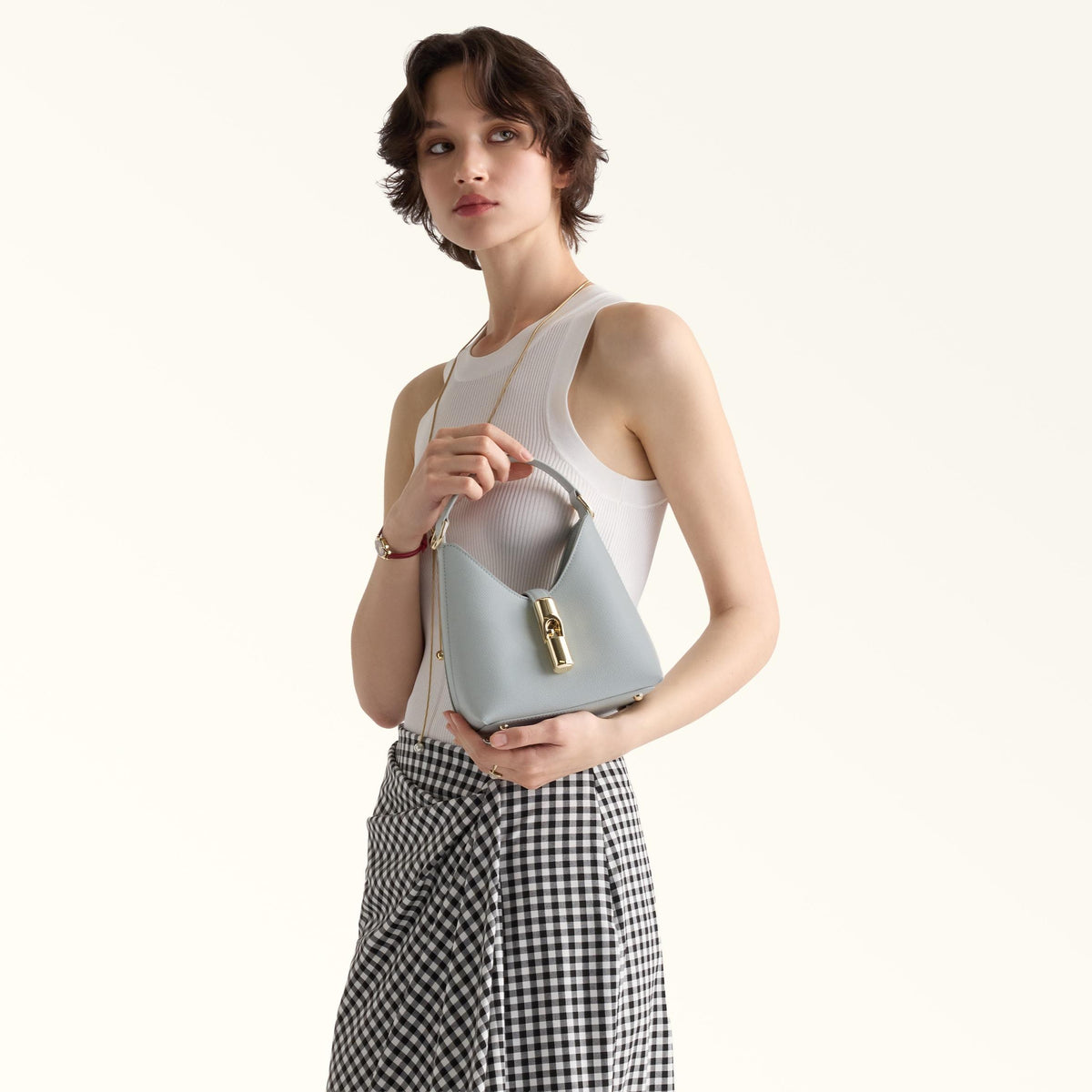 Furla Iride Mini Bag Nebbia Gray - Furla