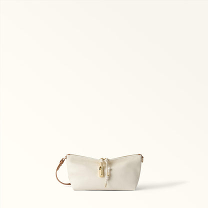 Furla Debby Shoulder Bag Panna+Brandy - Furla