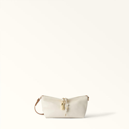 Furla Debby Shoulder Bag Panna+Brandy - Furla