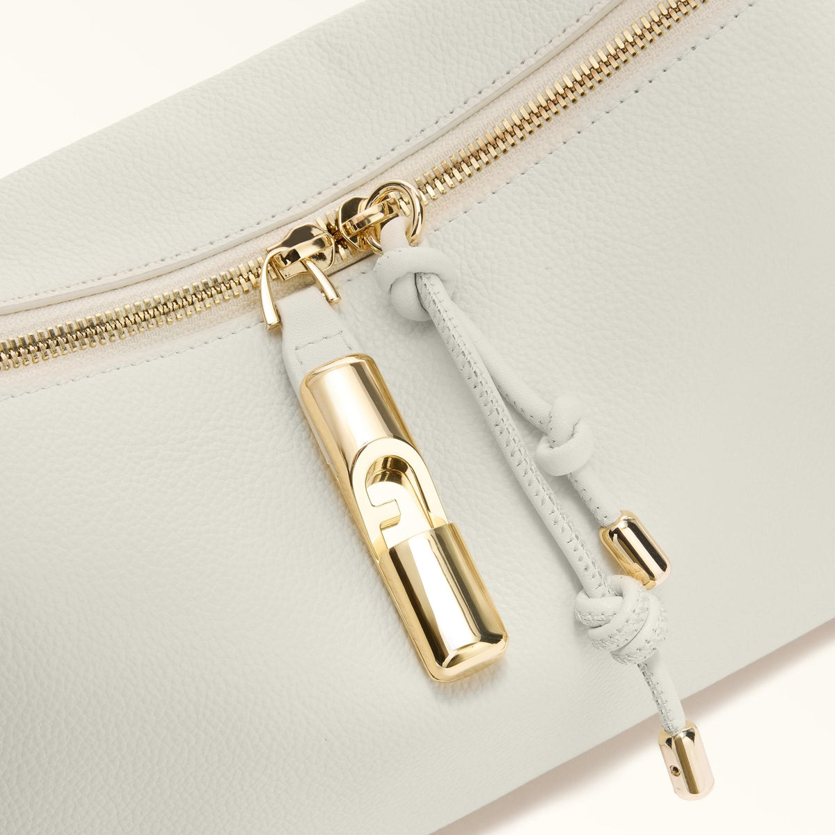 Furla Debby Shoulder Bag Panna+Brandy - Furla