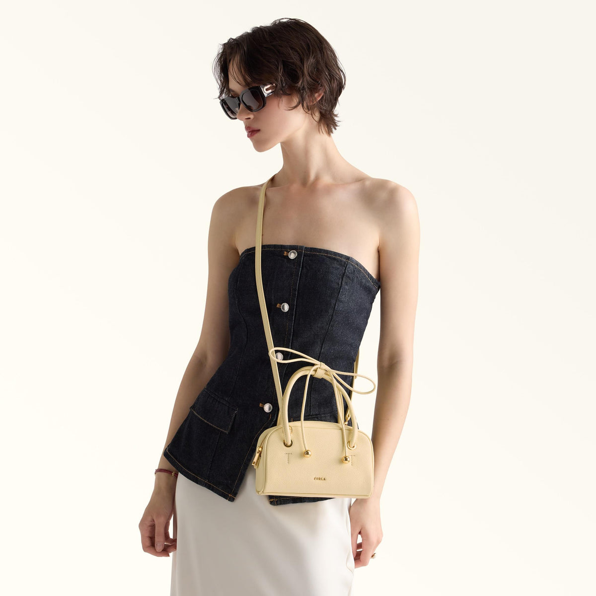 Furla Poppy Dome Cremino - Furla