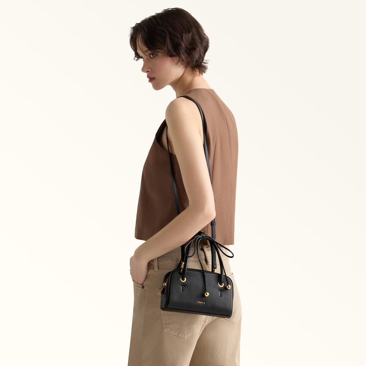 Furla Poppy Dome Nero - Furla