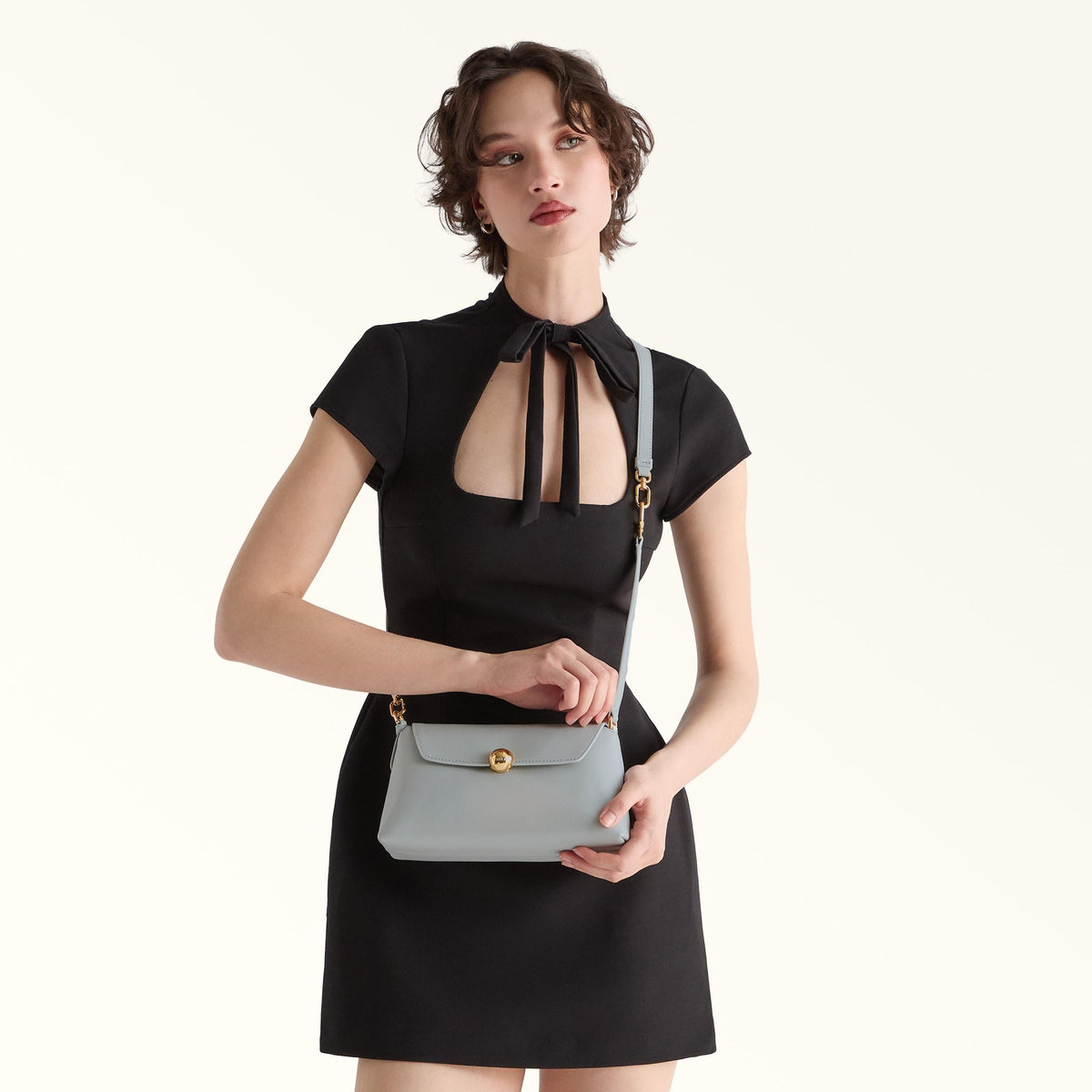 Furla Sfera Soft Mini Bag Nebbia Gray - Furla