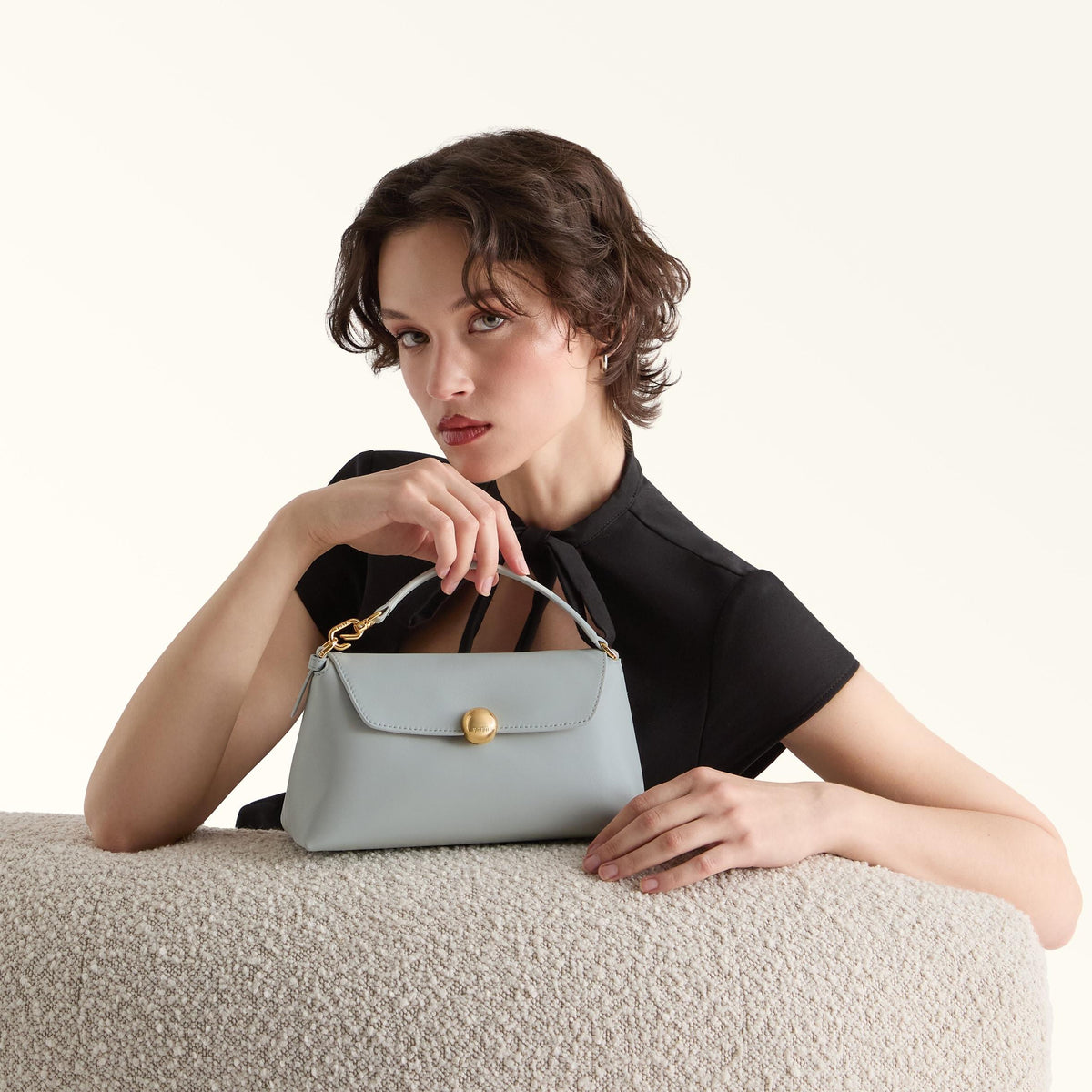 Furla Sfera Soft Mini Bag Nebbia Gray - Furla