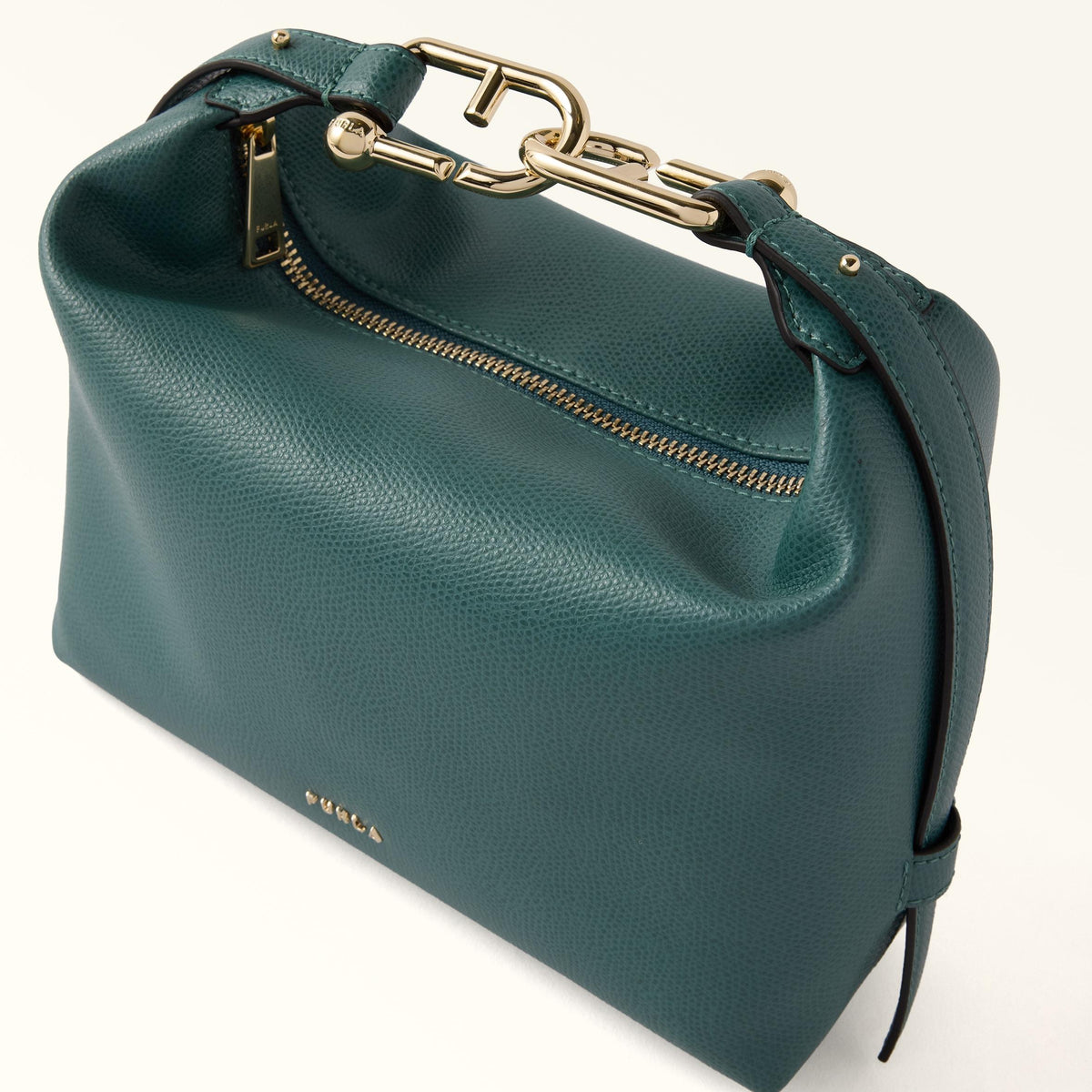 Furla Tonie Shoulder Bag Edera Green - Furla